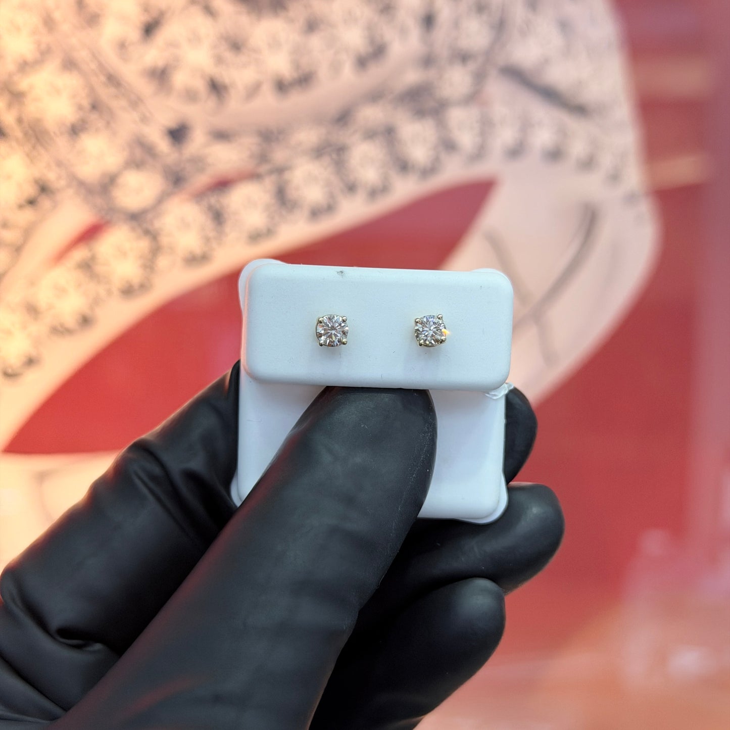 14K Gold 0.50Ctw Diamond Studs