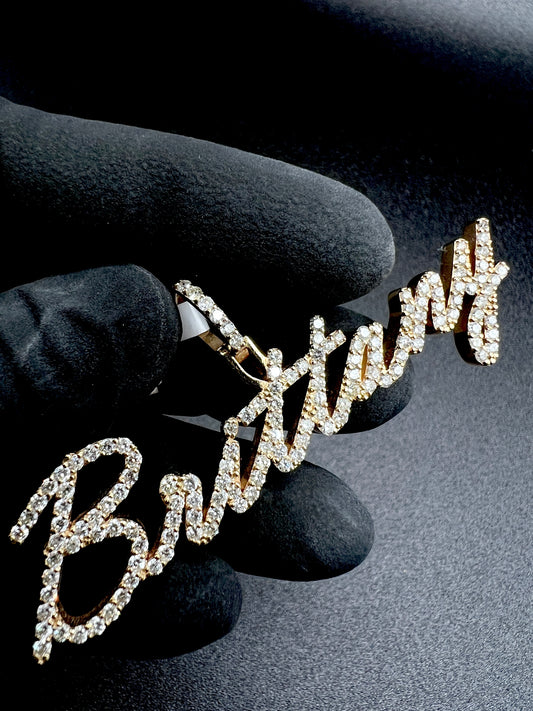 "Brittany" Diamond Name Plate