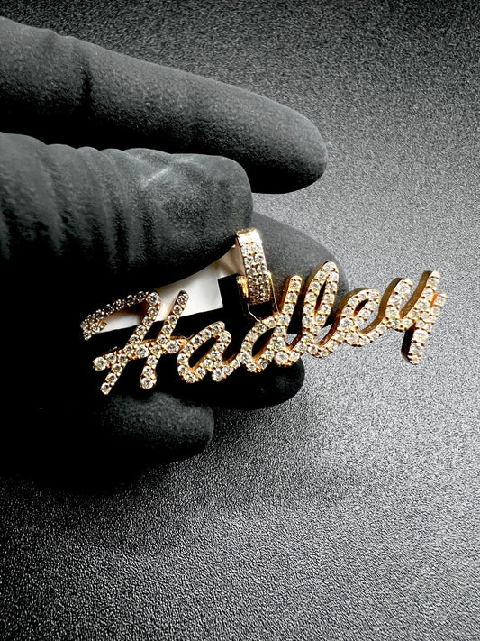 "Hadley" Diamond Name Plate