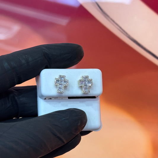 10K Yellow Gold 0.30Ctw Diamond Cross