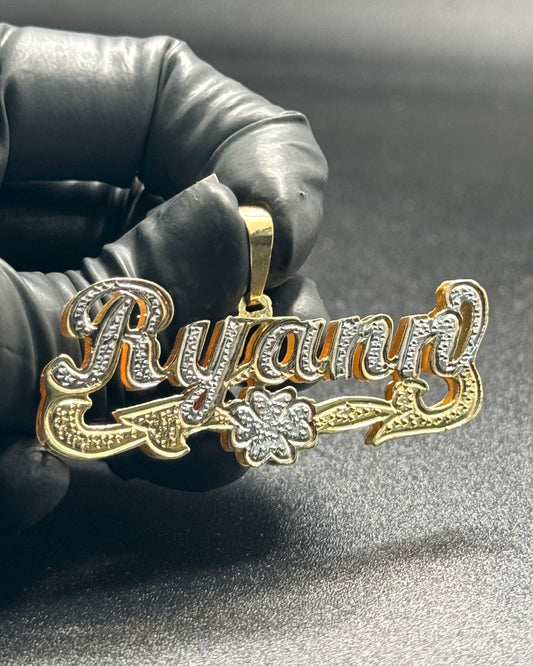 "Ryann"  Gold Name Plate