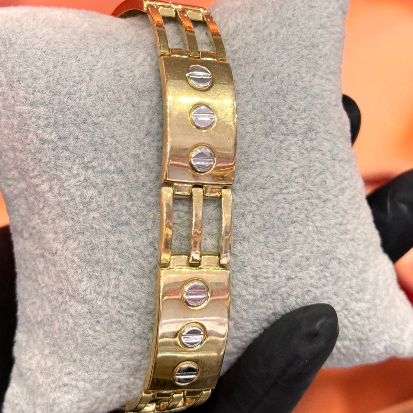 10Kyg 8.5In Fancy Cart Bracelet