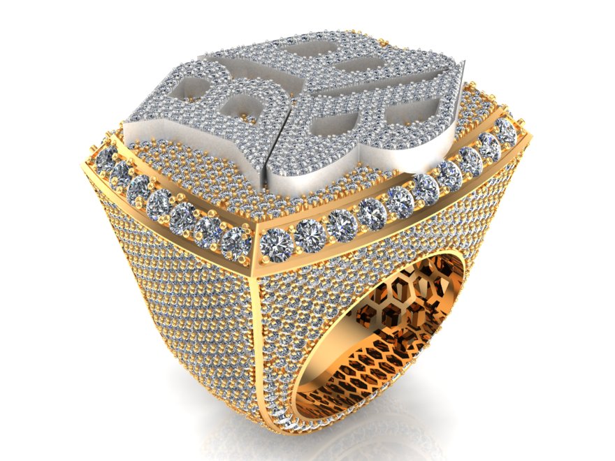 "Bbb" Diamond Custom Ring