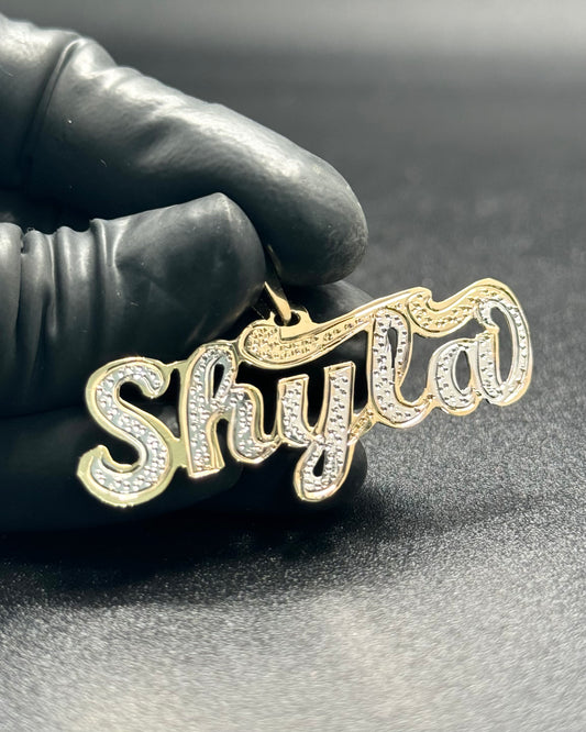 "Shyla" Gold Name Plate