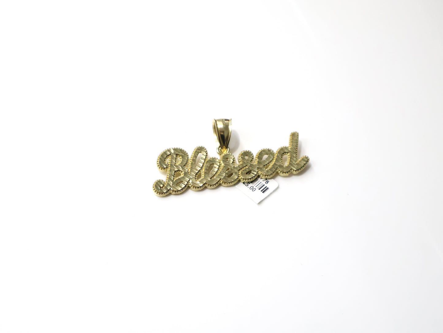 10K Gold Approx 2Inch Blessed