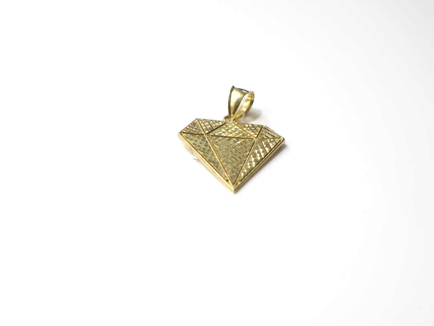 10k  Diamond Shape Approx 4Gram Pendant