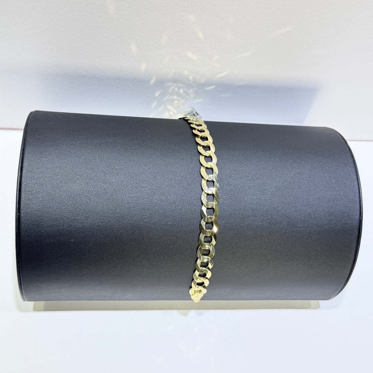 10K Yellow Gold 11mm 9 Inch Solid Curb