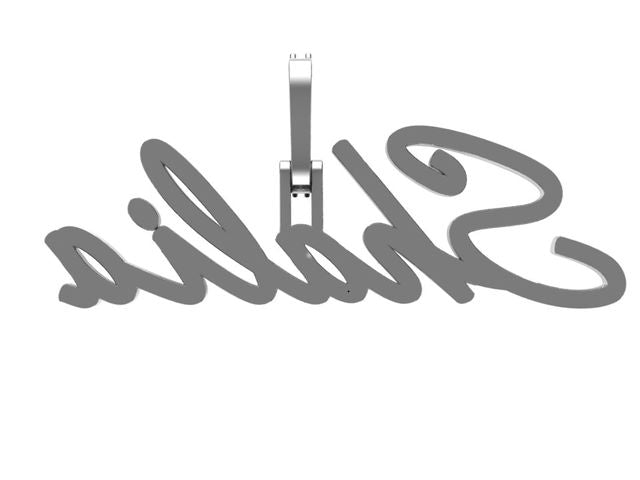 Diamond Name Plate - Shalia