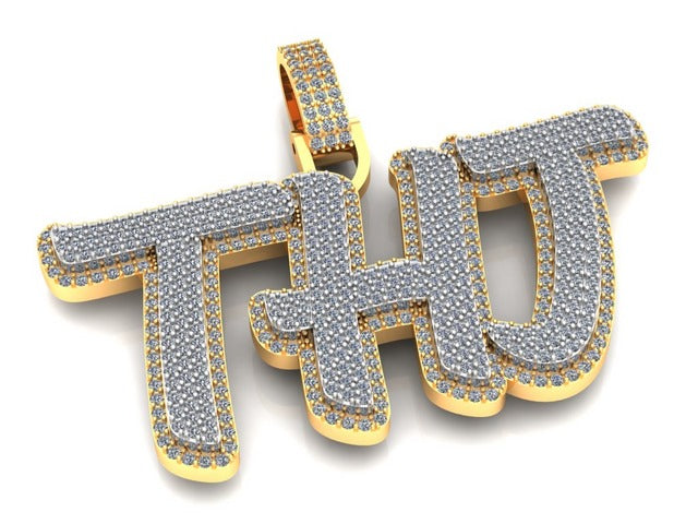 Thj Diamond Name Custom Charm