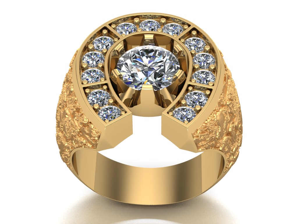 10K Gold Lab Diamond Ring