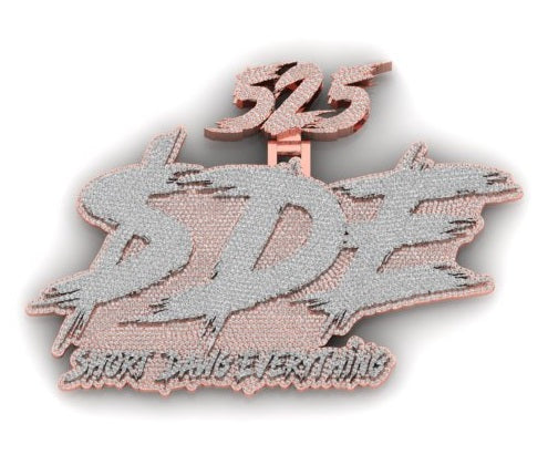 "Sde"  Silver With Diamonds