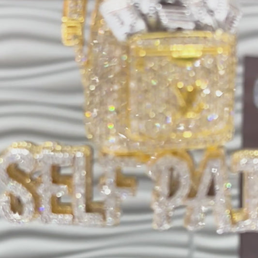 "Self Paid" Diamond Charm