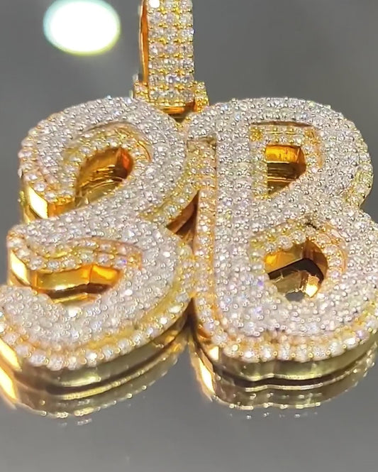 "3B" Custom Pendant