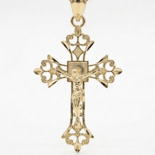 10K Gold Approx. 2-Inch Cross