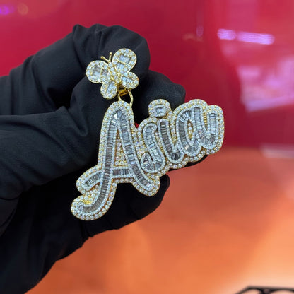 10k Gold Natural Diamond Custom-Made Piece