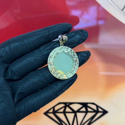 14K Yellow Gold Approx 1Inch Memory Round Nugget