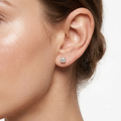 14K Gold 0.50Ctw Diamond Studs