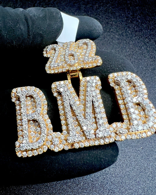 Diamond Custom Necklace "BMB"
