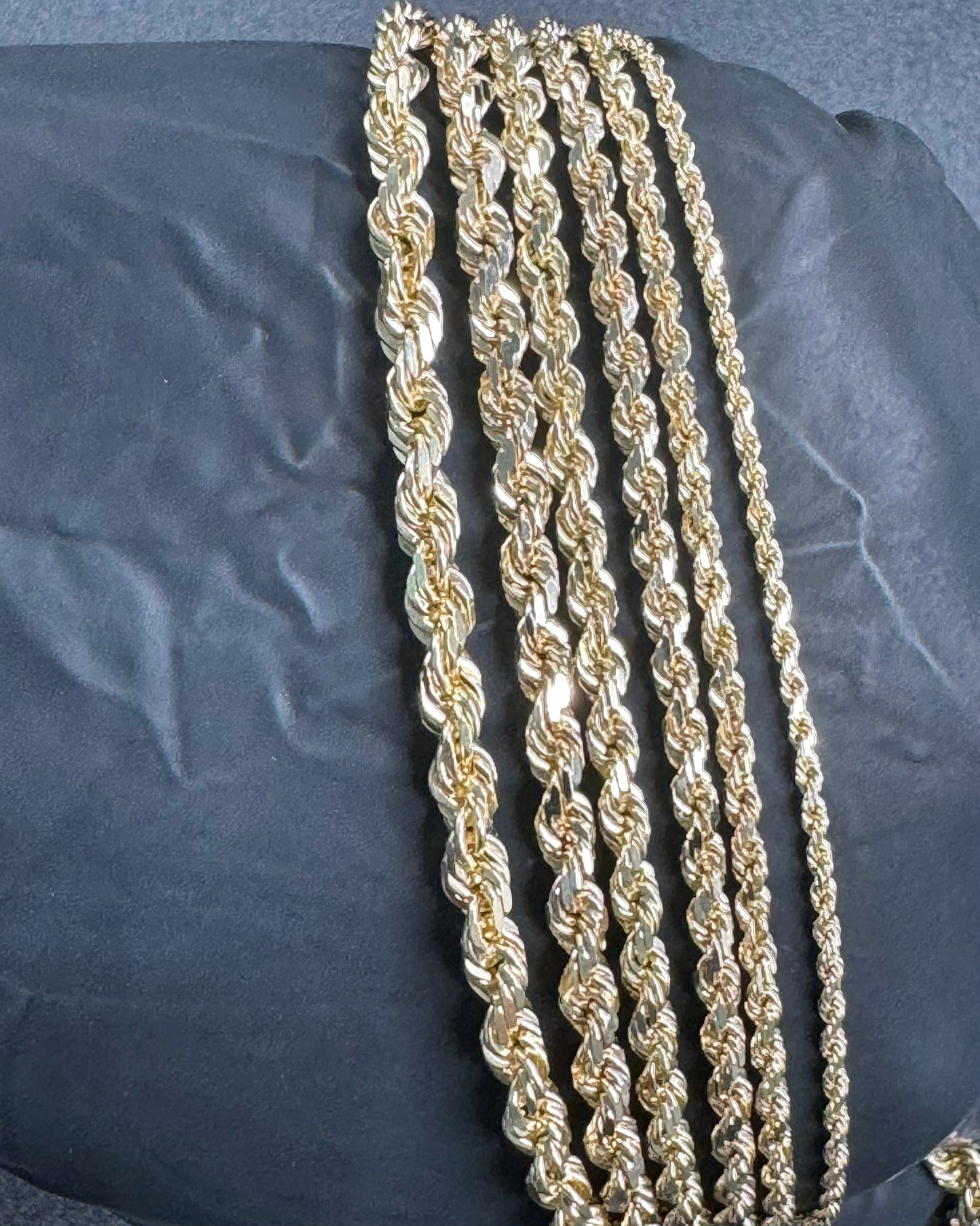 1.5mm solid rope chain