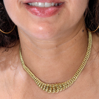 14K Yellow Gold 18 Inch Princess Neck