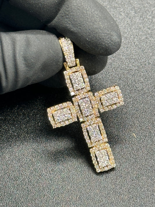 1.90 CTW Diamond Cross