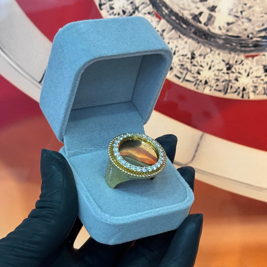 10K Gold 1.64Ctw Diamond Mens Ring