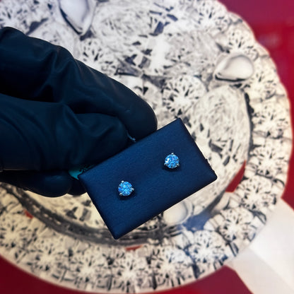 14K Gold 1.00Ctw Lab Grown Diamond Studs