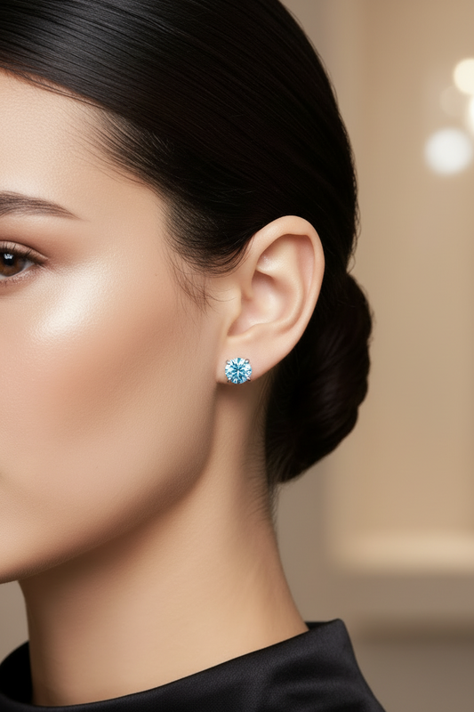 14K Gold 1.00Ctw Lab Grown Diamond Studs