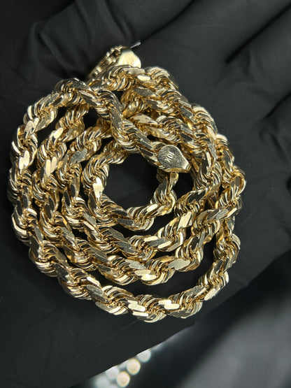 6mm solid rope chain