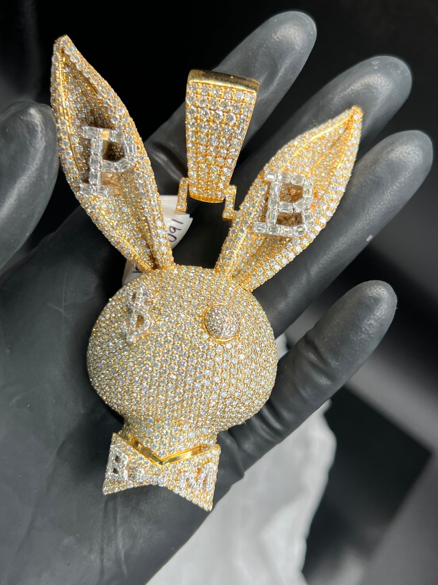 Bunny 38.08 CTW Diamonds 125Grm - Custom Necklace