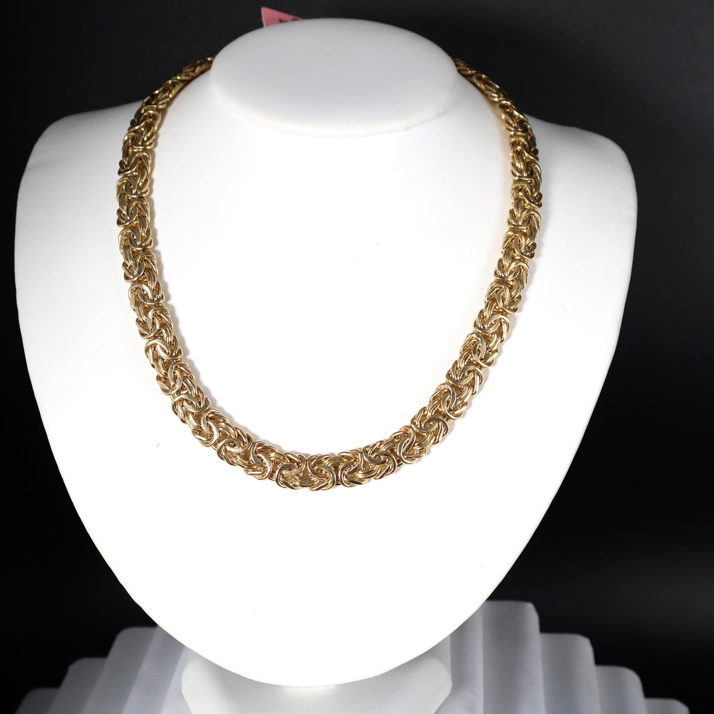 14K Gold 18Inch 10.5MmNecklace 36.5grams