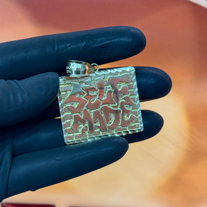 10K Yellow Gold 1Inch Self Made Plate Approx. 7.6Grams