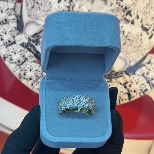 10K Yellow Gold 1.68Ctw Diamond Mens Fash Ring