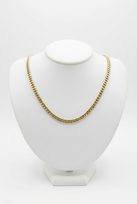 Cuban necklace with original size and fit