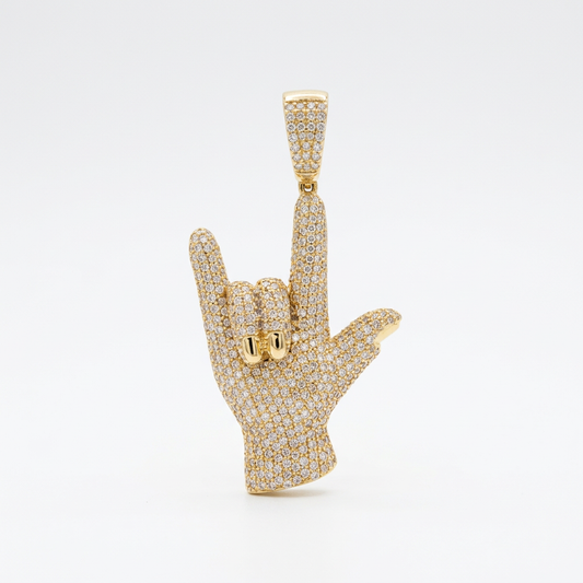 Diamond hand pendant product image