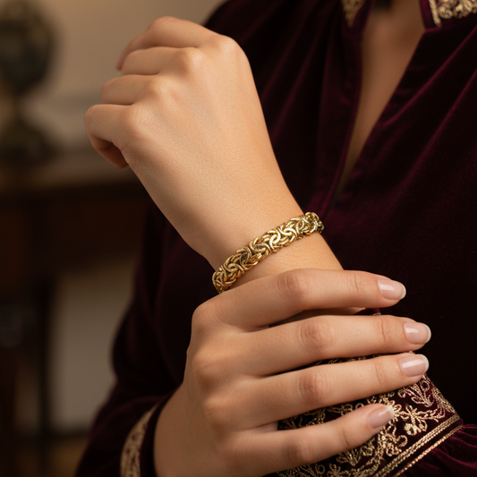 14K Gold 17Inch Fancy 17.7Grams