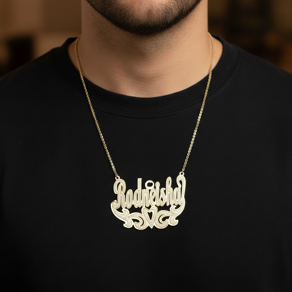 "Rodneisha"  10K Gold Name Plate