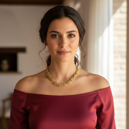 14K Gold 18Inch 10.5MmNecklace 36.5grams