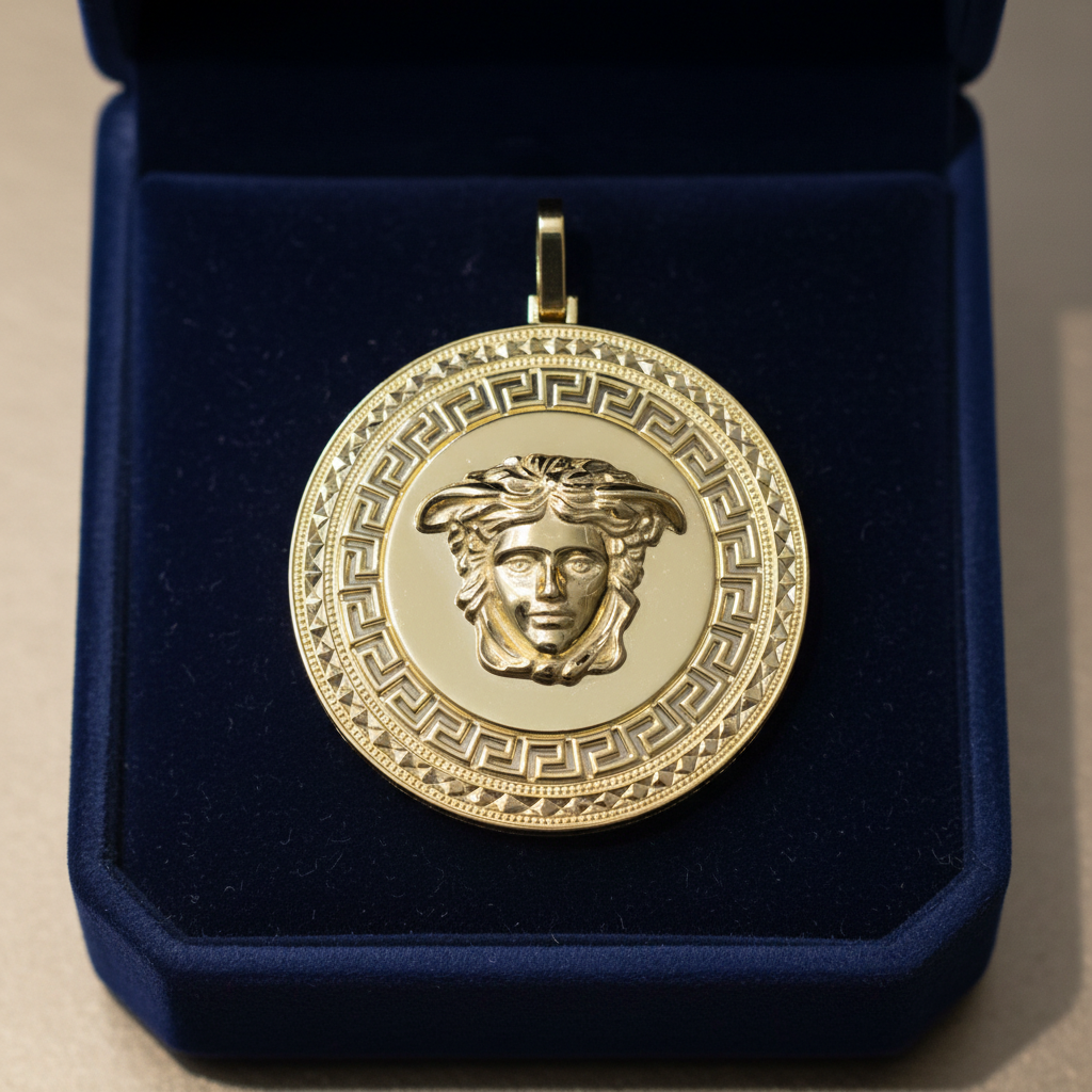 10 Gold Approx  2Inch Pendant Approx.39.8Gram