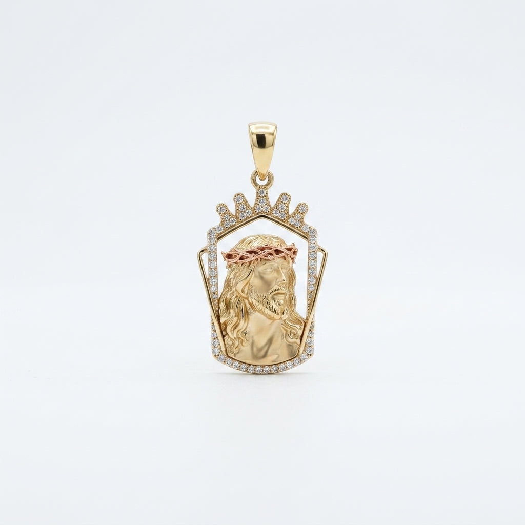 10K Gold 0.55Ct Diamond Jesus