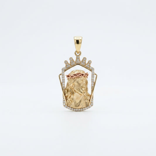 10K Gold 0.55Ct Diamond Jesus