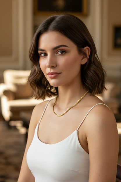 Portrait jewelry model image