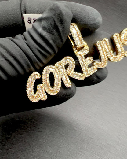 "Gorejus" Diamond Name Plate
