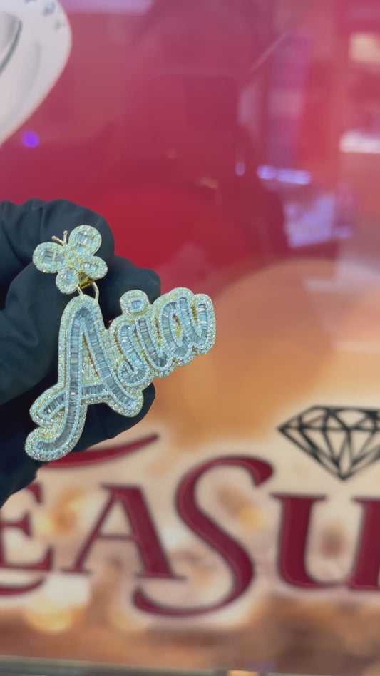 10k Gold Natural Diamond Custom-Made Piece