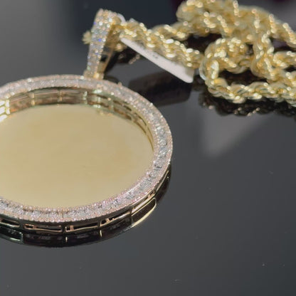 10Kyg 1.55Ctw Dia Memory Pendant