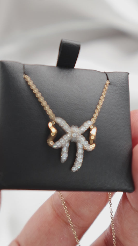 10K Gold 0.02Ctw Diamond Pendant With Chain