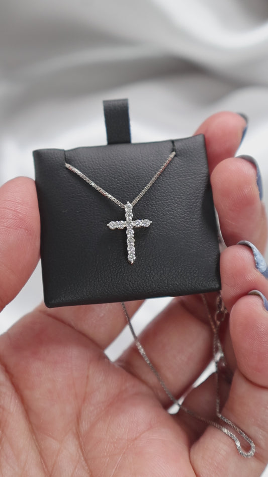 10k Gold 0.25Ctw Diamond Cross