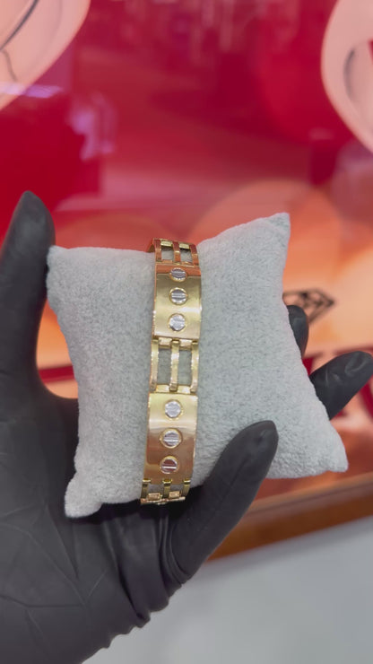 10Kyg 8.5In Fancy Cart Bracelet
