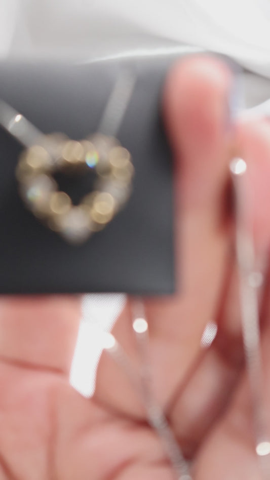 14K Gold 0.06Ctw Diamond Heart Pendant