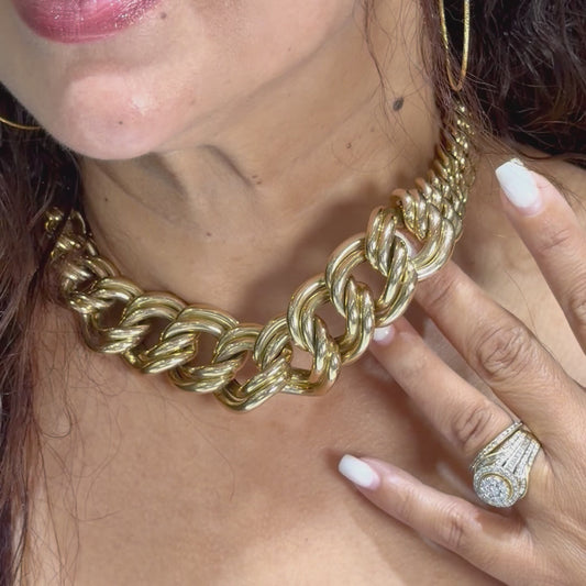 14K Yellow Gold 16 Inch Princess Neck
